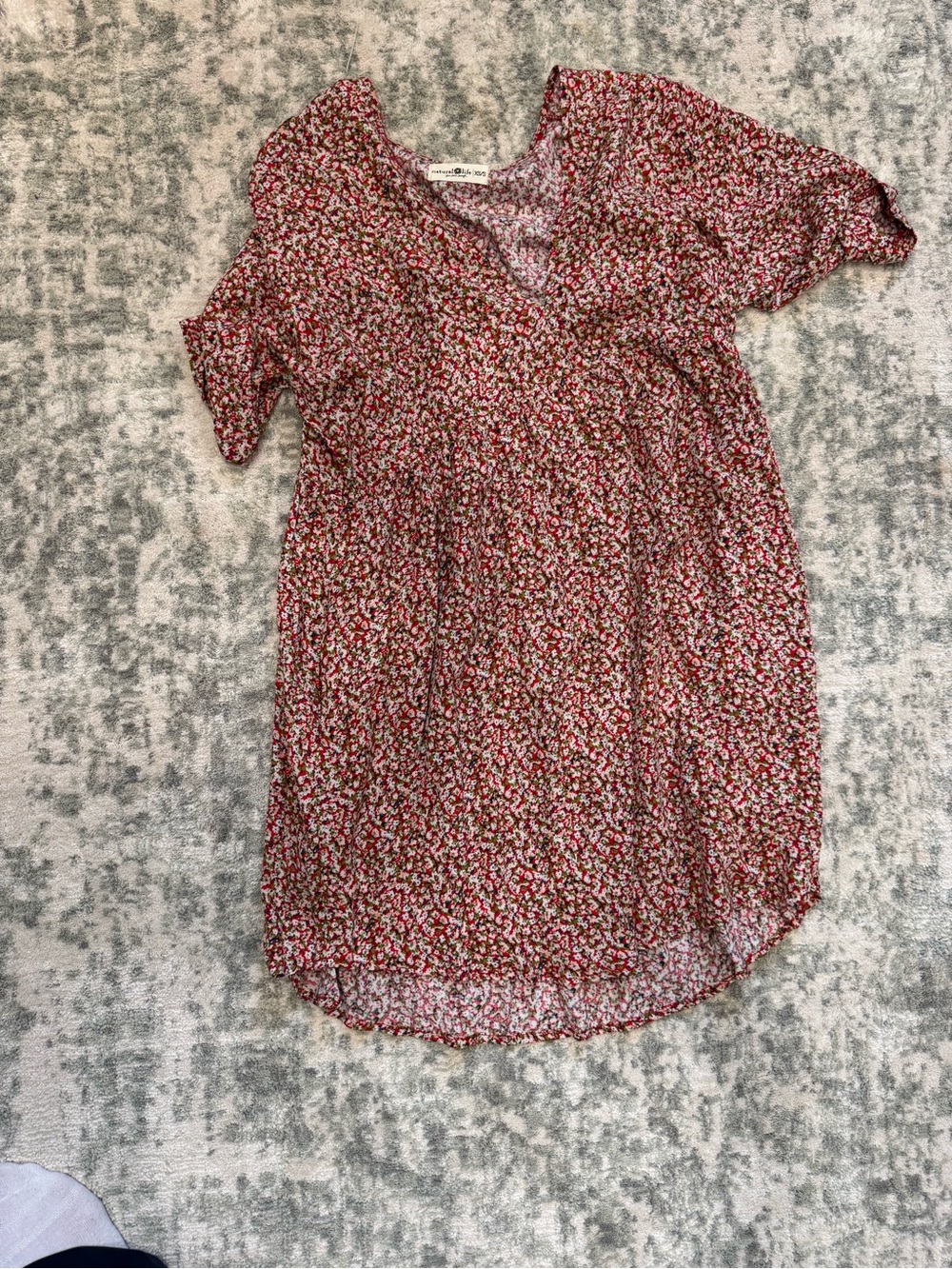 oversized natural life dress